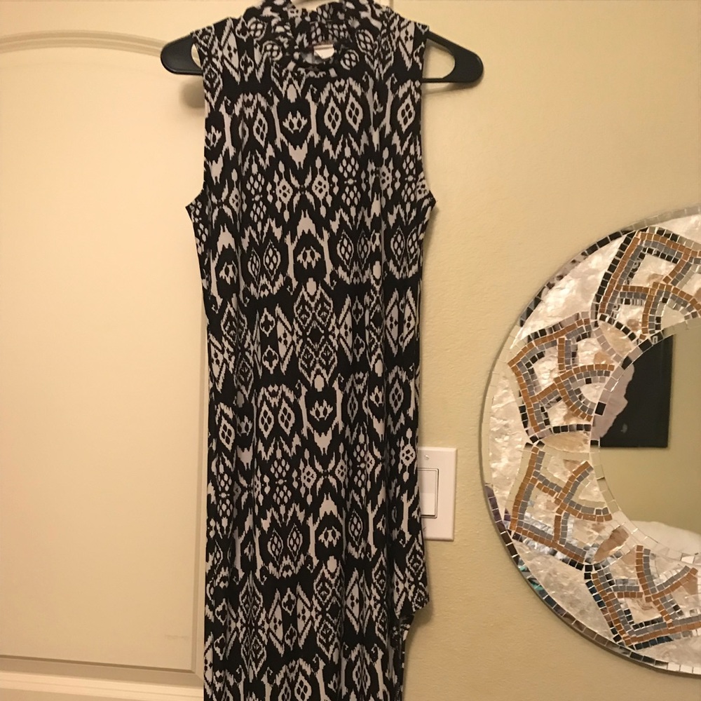Sleeveless sexy maxi dress